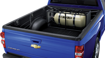 chevy colorado CNG green pickup available at Soni